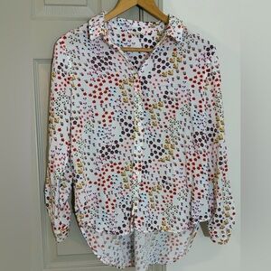 Multicolor Floral Button-Down Shirt